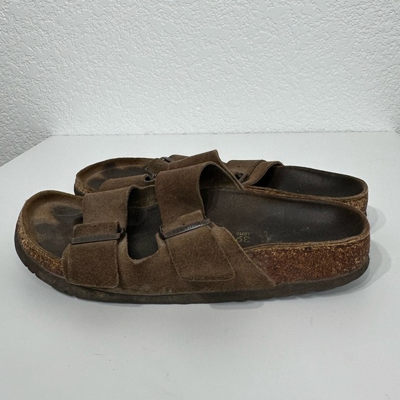 Birkenstock Arizona Slide Sandal Mocha Double Strap Women’s Size 39 ( 8 - 8.5 ) - Picture 2 of 4